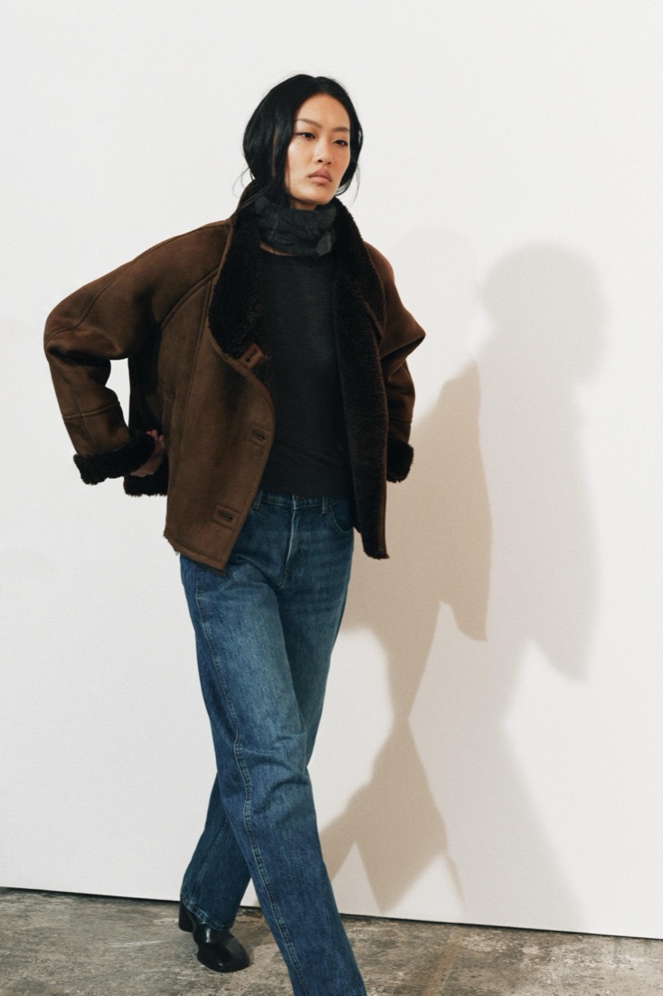 Combined Faux Fur Jacket