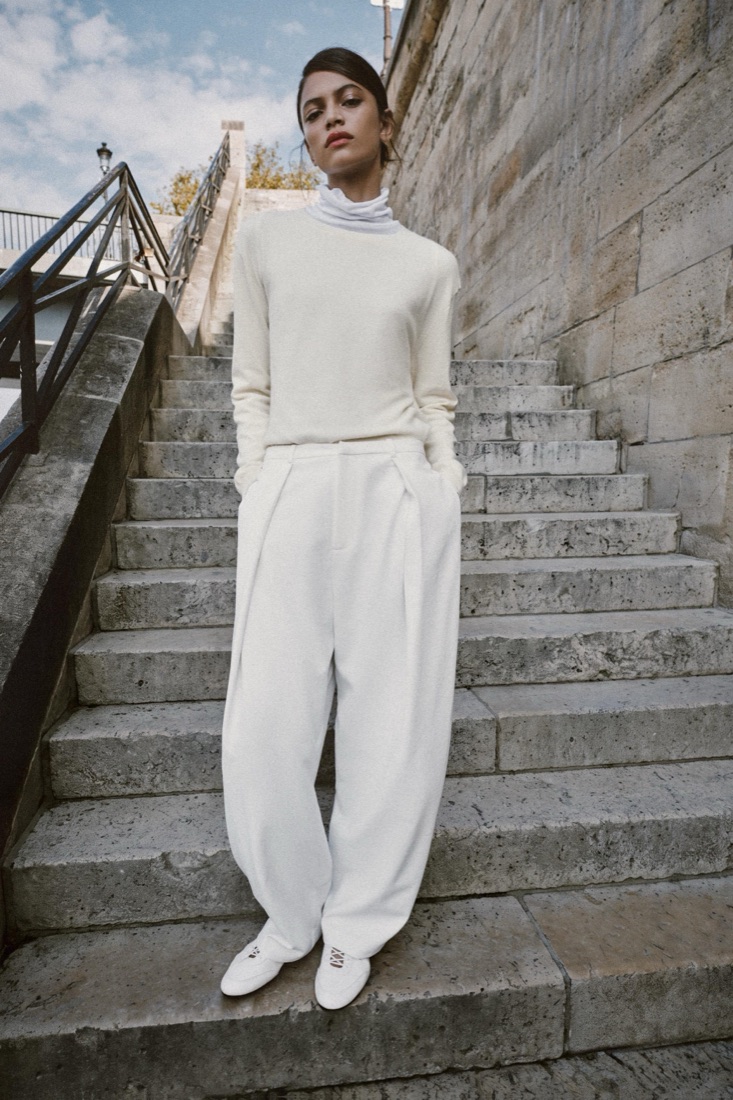 Darted Barrel Trousers