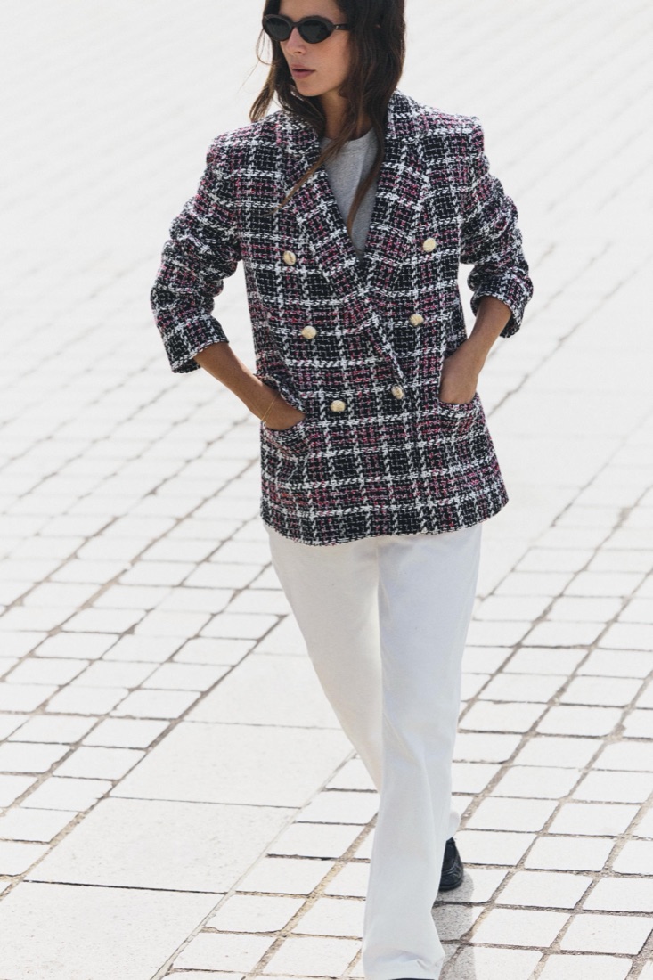 Structured Checks Blazer