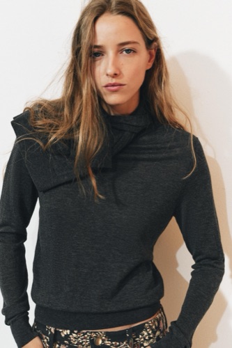 Zara Extra-fine wool and silk jumper