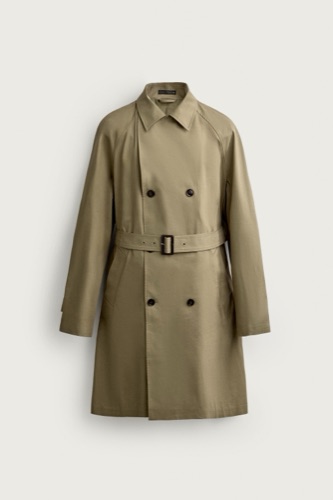 Zara Regular fit water-repellent trench coat