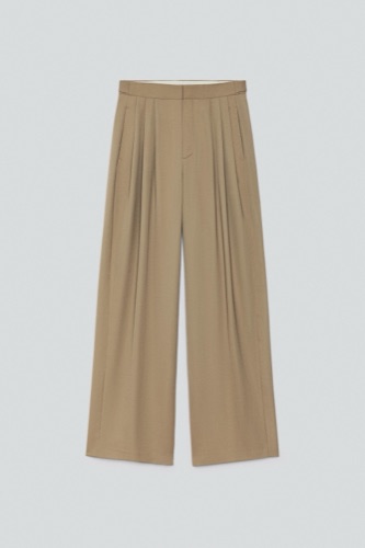 Zara Relaxed fit pleated suit trousers