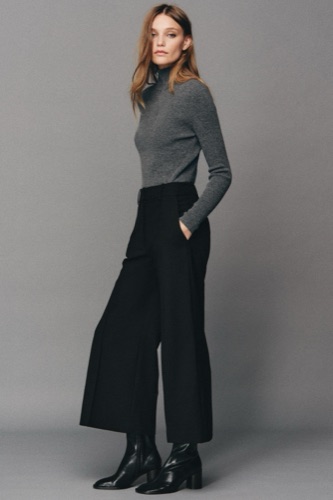 Zara 100% wool zip-up jumper