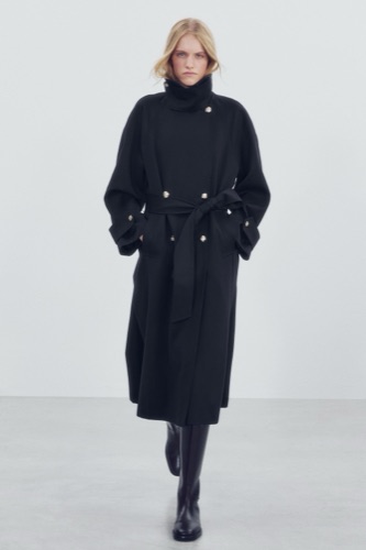 Zara long trench coat