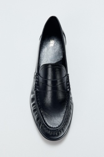 Zara Soft gathered loafers