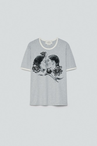Zara Kiss print t-shirt