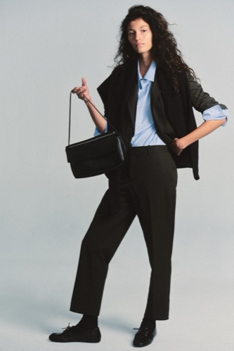 Zara Low-rise cropped trousers