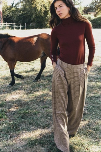 Zara Basic high neck knit jumper