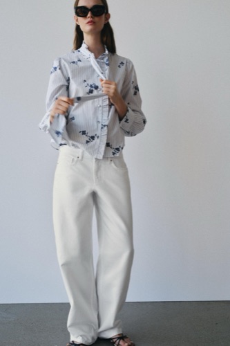 Zara Z1975 low-rise regular jeans