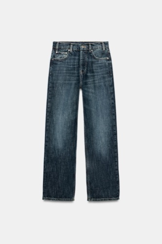 Zara straight-leg mid-waist jeans