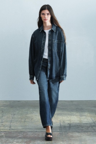 Zara denim shirt