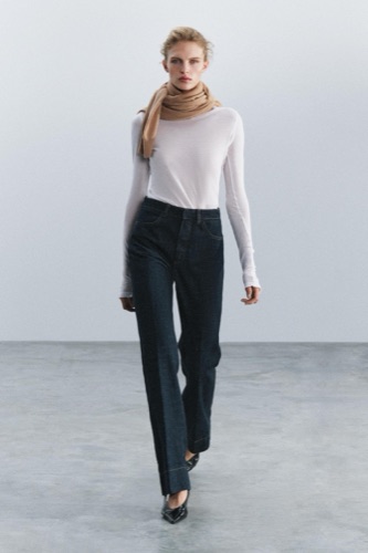 Zara Supima® high neck t-shirt
