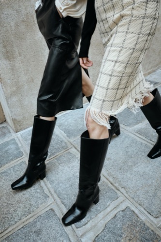 Zara Block heeled boot