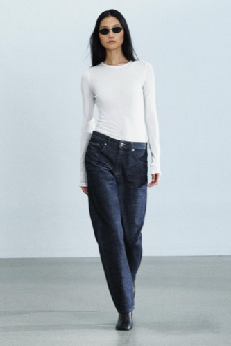 Zara mid-waist straight jeans