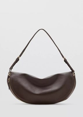 Oval shoulder bag