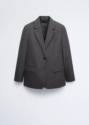 Wool suit blazer