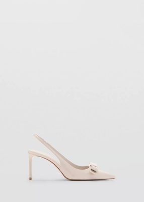 Patent shoes with bow