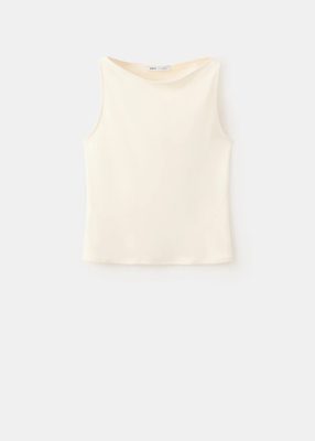 Boat neck top