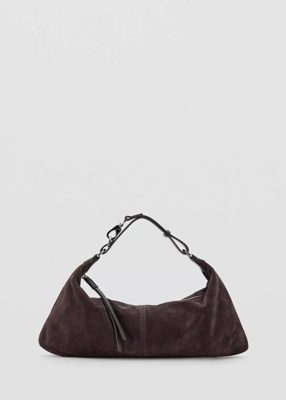 Leather shoulder bag
