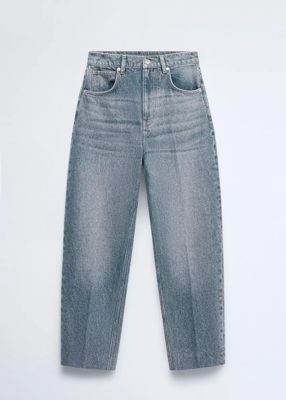 Balloon crop jeans