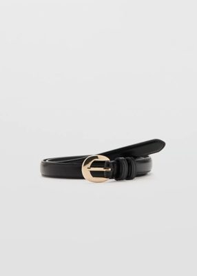 Slim buckle belt