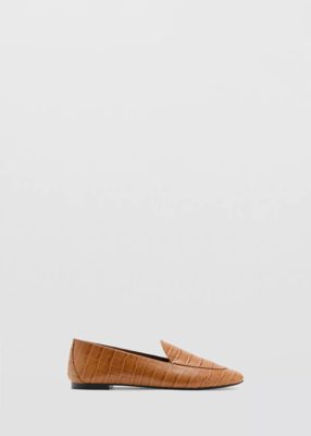 Leather loafers
