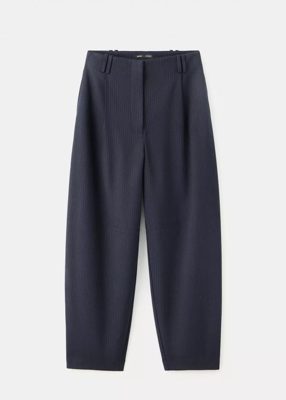 High-waist balloon trousers