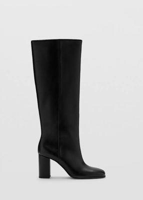 Block heel boots