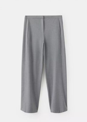 Straight seamed trousers