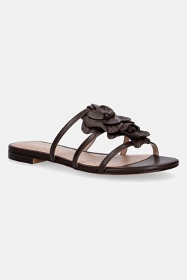 Twinset leather sliders