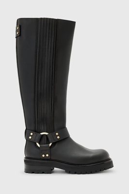 AllSaints Maddie leather high boots
